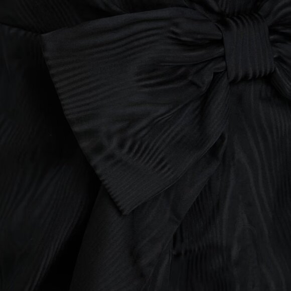 NWT REBECCA VALLANCE Malone bow-embellished mini wrap dress size UK8 XS - Picture 6 of 9